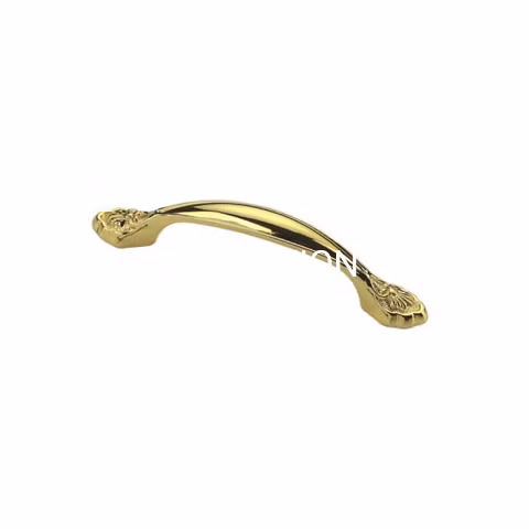 Zinklegierung, 96 mm, zierliche Bürste, Möbelgriff, Schubladengriff, Türzubehör